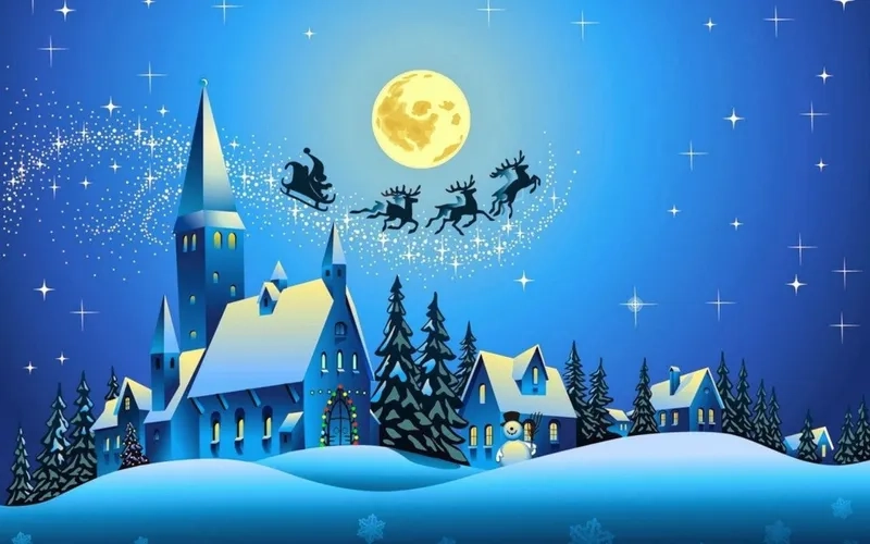 Lan tỏa không khí lễ hội cùng nền noel đẹp mắt.