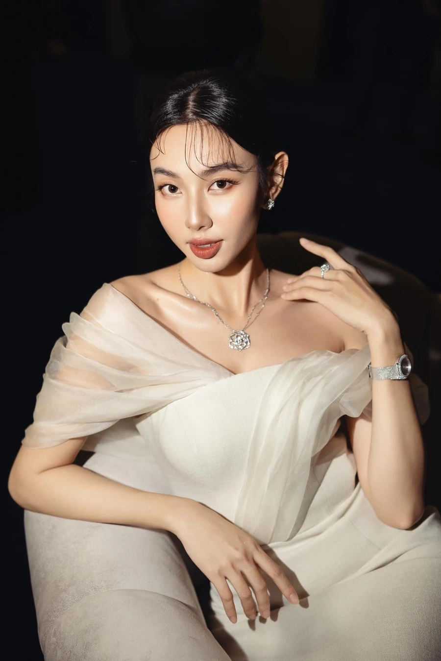 Hoa hậu Thúc Thuỳ Tiên, gương mặt nổi bật trên đấu trường quốc tế.