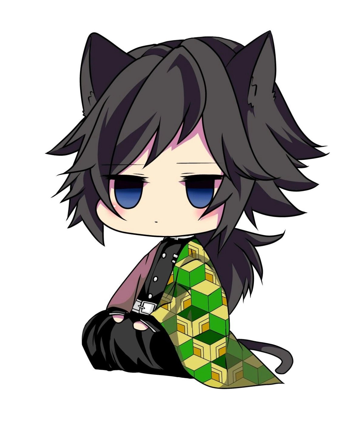 Tomioka Giyuu Chibi phiên bản đáng yêu của kiếm sĩ lạnh lùng