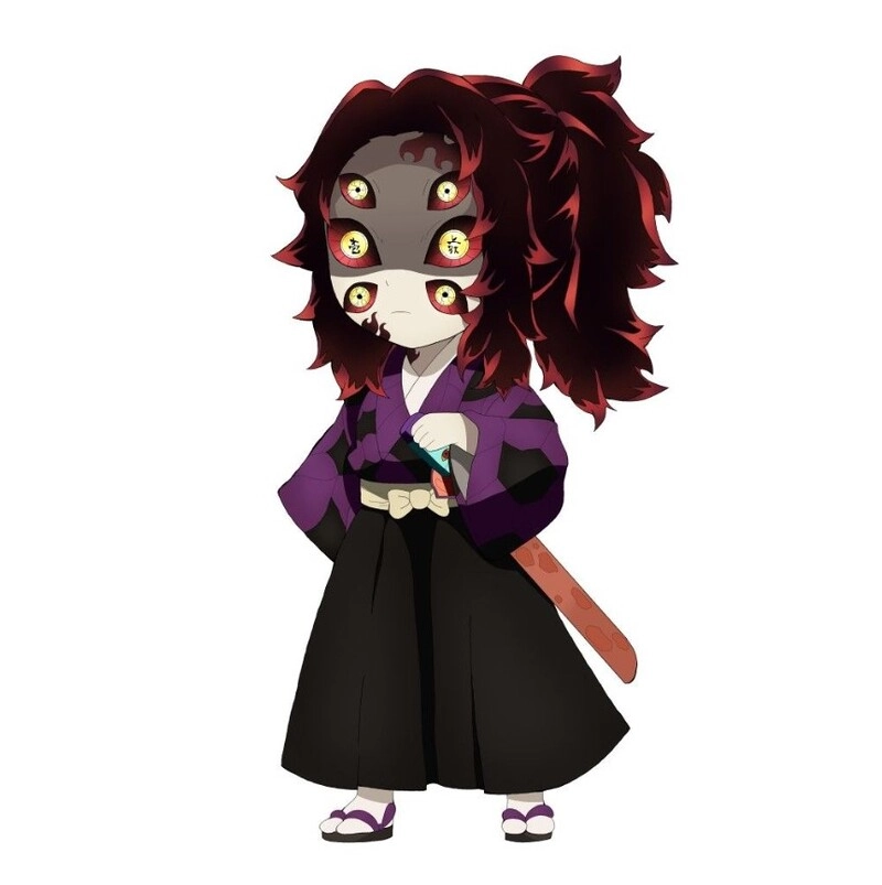 Chibi Kokushibo hình ảnh Kokushibo phiên bản tí hon siêu dễ thương