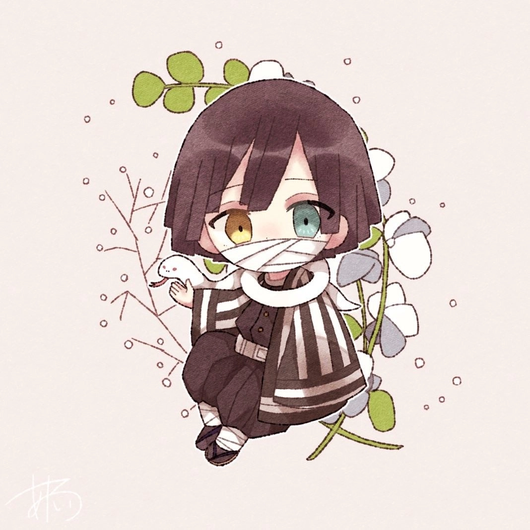 Obanai Chibi Cute hình ảnh đáng yêu của Xà Trụ mạnh mẽ