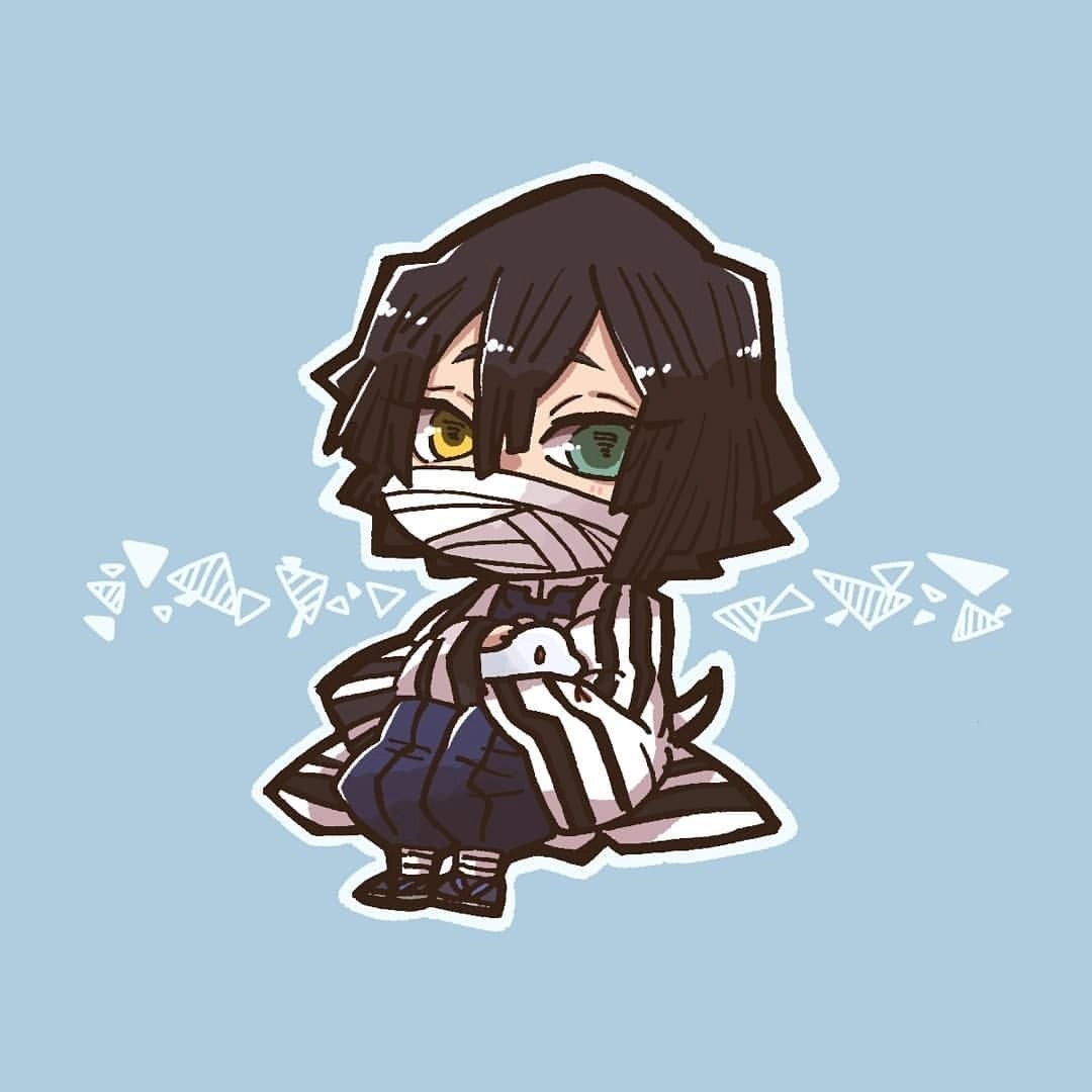 Ảnh Obanai Chibi phiên bản nhỏ nhắn của kiếm sĩ Xà Trụ