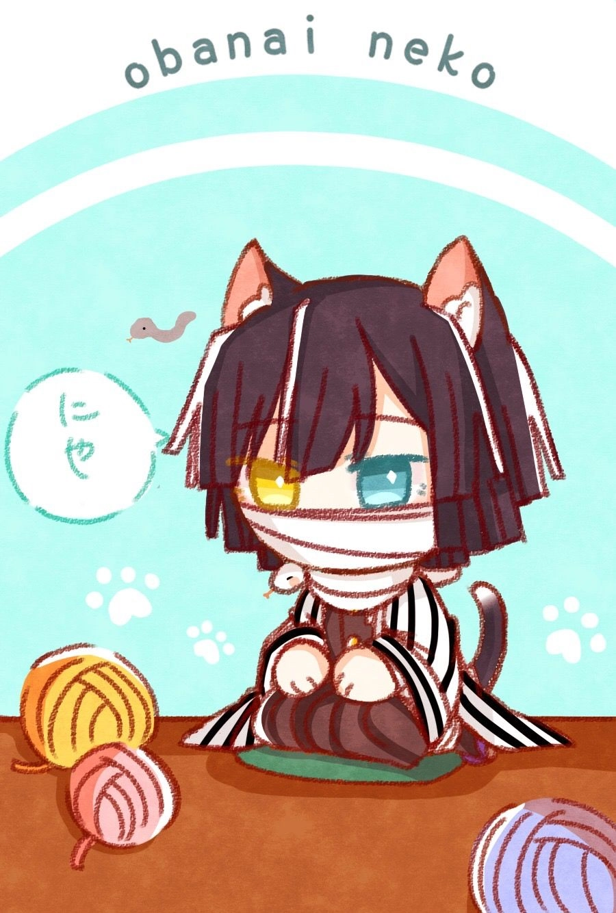 Iguro Obanai Chibi Cute sự kết hợp hoàn hảo giữa đáng yêu và mạnh mẽ