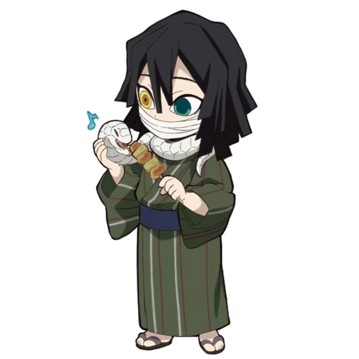 Cách Vẽ Obanai Chibi hướng dẫn tạo nên phiên bản Xà Trụ tí hon
