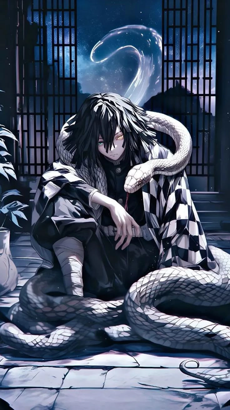 Obanai Fanart Ngầu góc nhìn nghệ thuật về Xà Trụ quyền lực