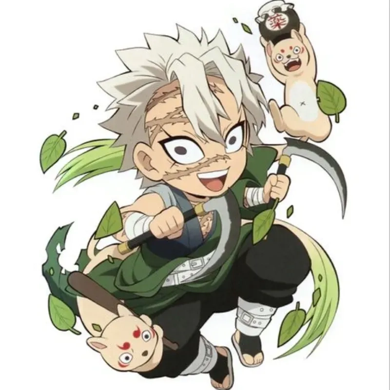Ảnh Sanemi Chibi khoảnh khắc đáng yêu đầy bất ngờ