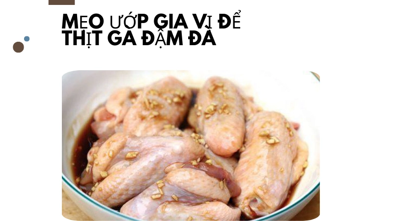 Các loại gia vị ướp gà rán tự nhiên giúp thịt đậm đà