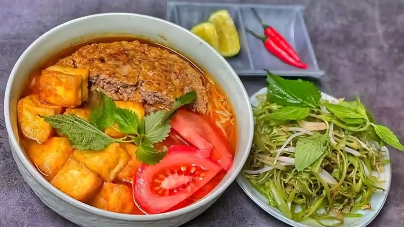 Bí quyết nấu riêu cua không bị tan 